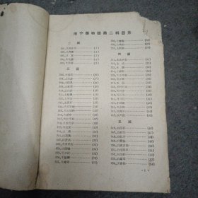 60年: 南宁市药物志 （第二辑）缺封皮.内容全 带有勘误表