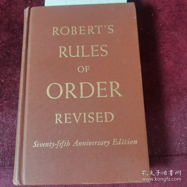 英文正版原版书Roberts rules ofdei reuisd