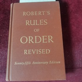 英文正版原版书Roberts rules ofdei reuisd