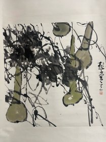 陆越子国画作品保真