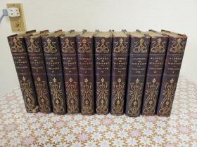 英文《缪塞全集》The complete writings of Alfred De Musset 10册全 包邮