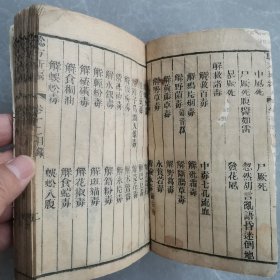 《验方新编》（六册线装清代木刻本）