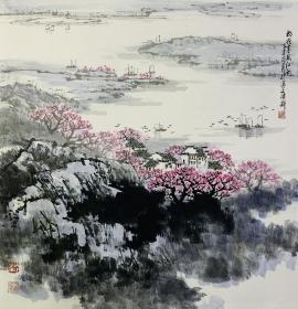 李传新画家诗意江南泰斗国画大师价格多少钱