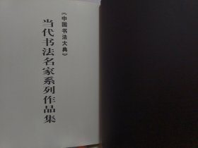 中国书法大典：赵伯光书法集（外无书衣）
