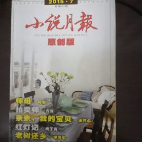 小说月报 原创版 2015 7 师母 阿袁 阿袁 系列1