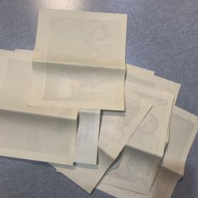 《祖国在召唤》电影宣传画册 海报 彩色连环画 宣传画类 16开 全套8张完整 五六十年代电影老资料品如图