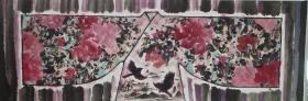 359. 中美协、重庆市美协副主席彭石《章服》，173*58cm9.12平尺，保真，假一罚十。