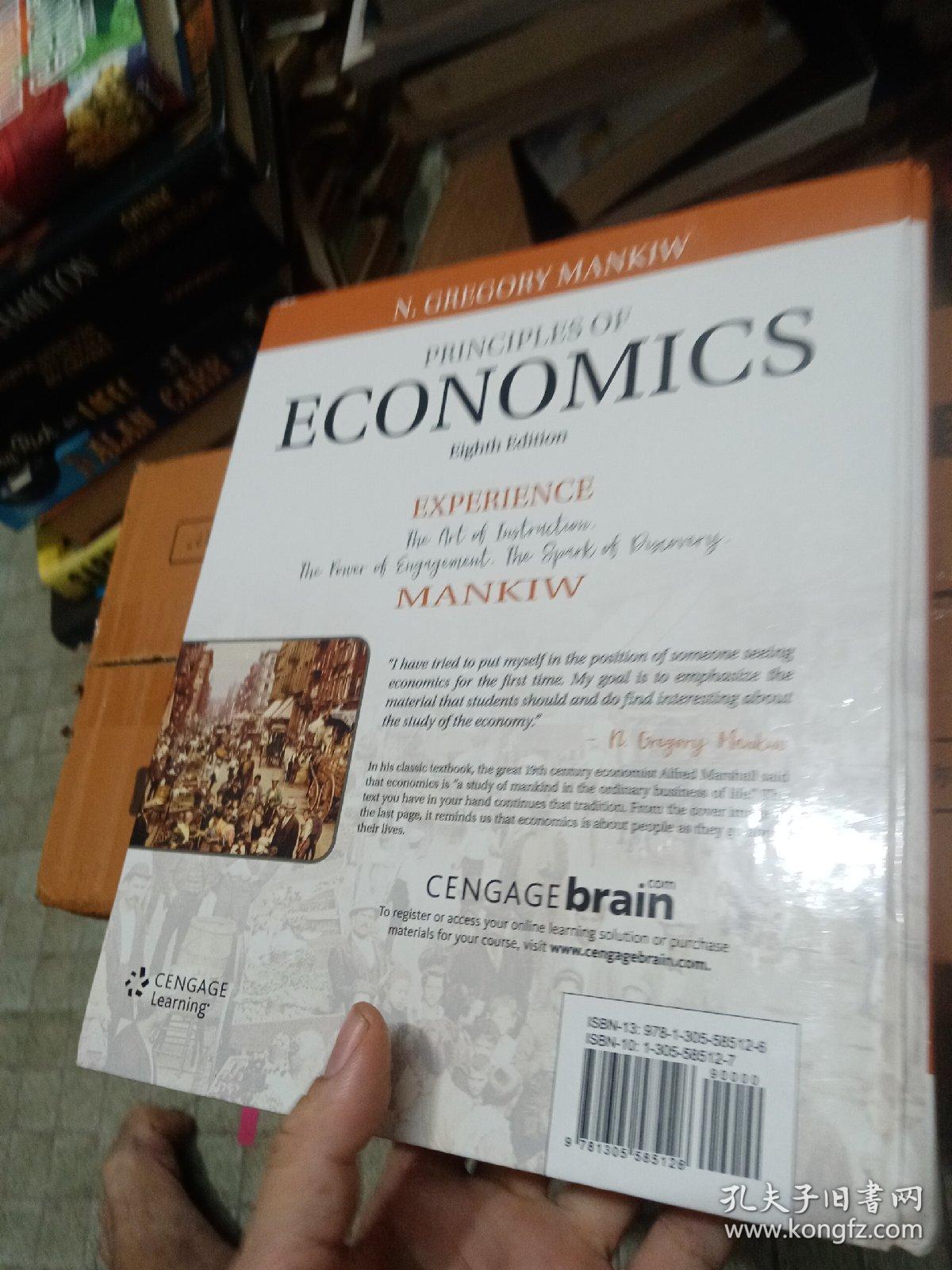 精装正版英文原版 曼昆《经济学原理》第八版 Principles of Economics by Gregory Mankiw eighth edition  Edition