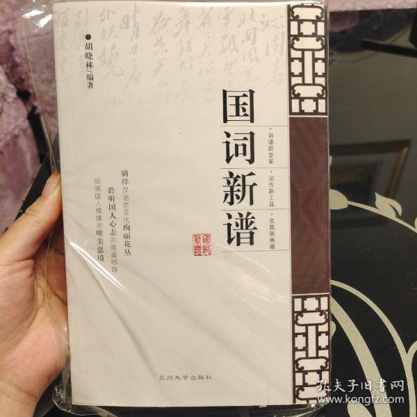 国词新谱，胡晓林编著，兰州大学出版社 正版现货