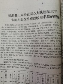 老种子 传统农业原始资料收藏（34）江苏部分（14）综合（五）60-37：江苏盐城专区农科所，盐城县大纵湖公社马沈大队、北蒋公社江窑大队、步凤公社元坎大队，东台县时埝公社时埝大队，射阳县公德公社庆北大队，阜宁县新沟公社北湾大队豆麦混种，滨海县南河公社头甲大队，大丰县刘庄公社民主大队，民生农场，徐州专区农科所《什粮实验研究总结》《杂粮实验研究工作总结》等