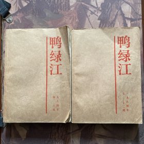 鸭绿江（合订本）1984年1-12期全两册