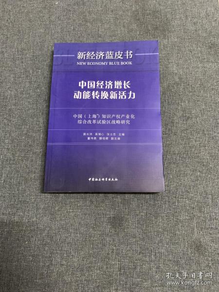 中国经济增长动能转换新活力：中国（上海）知识产权产业化综合改革试验区战略研究