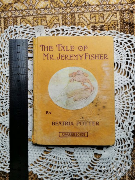 The tale of Mr.Jeremy Fisher彼得兔英国原版印刷画童书绘本收藏
