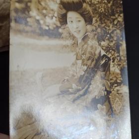 民国银盐老照片 明星照 和服艺伎美女 著名影星 森静子 品好如图