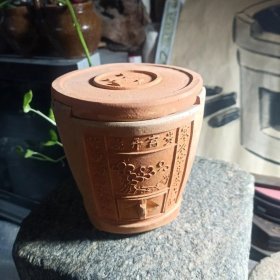 2.潮汕地区功夫茶诗句花鸟炉(煮茶，煲汤，粥两用）