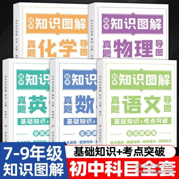 图解初中基础知识大全语文重难点手册全套训练及考点突破初中生初一初三复习资料教辅知识点知识清单资料包知识集锦基础知识手册