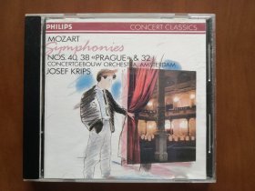 莫扎特：第32、38、40交响曲 原版CD唱片 包邮