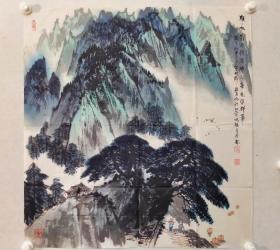 保真书画，著名军旅画家，张乃兴先生国画精品一幅80cm×76cm软片