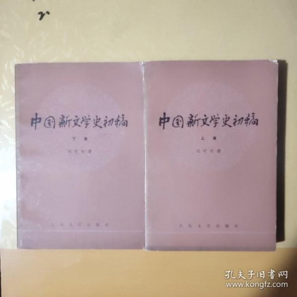 中国新文学史初稿(上下册)