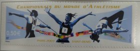 FR4法国邮票 2003年体育 世界田径锦标赛 新 1全
