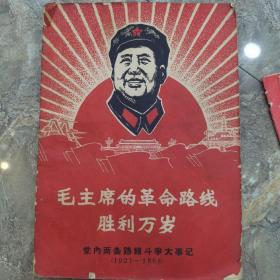 毛主席的革命路线胜利万岁——党内两条路线斗争大事记（1921-1968）