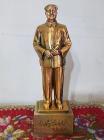 毛泽东铜像 摆件
