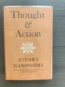 （精装版，初版，国内现货，保存良好）Thought and Action Stuart Hampshire  众多名家推荐 保存良好 行动哲学 道德哲学经典之作