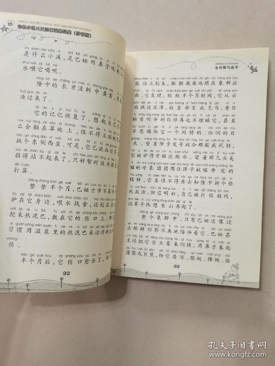 动物小说大王沈石溪精品集：金丝猴与盘羊（拼音版）
