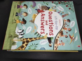 Usborne5冊翻翻問答科普Lift-the-Flap Questions and Answers 大開本翻翻書 英文原版繪本