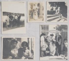 6-70年代 台灣婚禮、送嫁老照片 5張