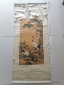 中堂画-松鹤图（残品、介意勿扰）