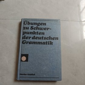 Ubungen zu Schwer Punkten der deutschen Grammatik（德语语法难点练习）德文