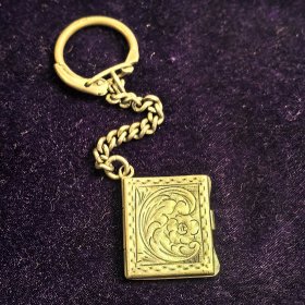 欧洲银相片夹钥匙扣