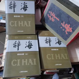 辞海（上下）精装本带函套（三本合售）