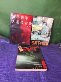 铁蹄下的军妓 昭示：中国慰安妇 侵华日军大屠杀实录 3本合售