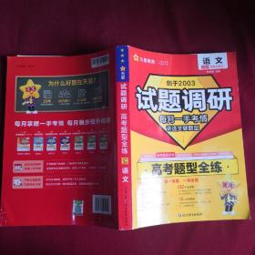 试题调研 高考题型全练 语文 高三高考复习备考刷题辅导检测资料2024年版