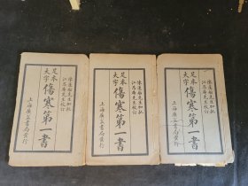 伤寒第一书 元亨利贞、附餘共三册 亨集缺第24页，其余不缺