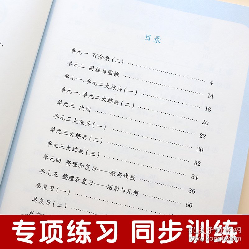 新编小学数学同步计算训练(6下)