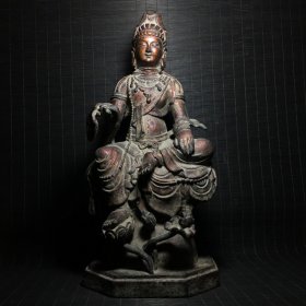 铜佛像，高40厘米，宽18厘米，重6550克