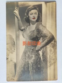 民国时期好莱坞著名影星 玛娜·洛伊照片 银花照相馆