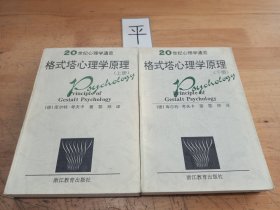 格式塔心理学原理（上下册）