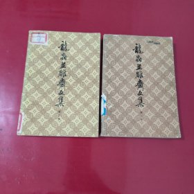 龙虫并雕斋文集 第一册 第二册 【2册合售、1093】第二册比第一册稍大一点见图