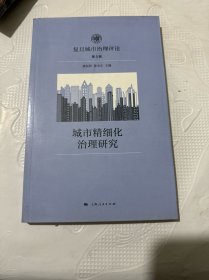 城市精细化治理研究