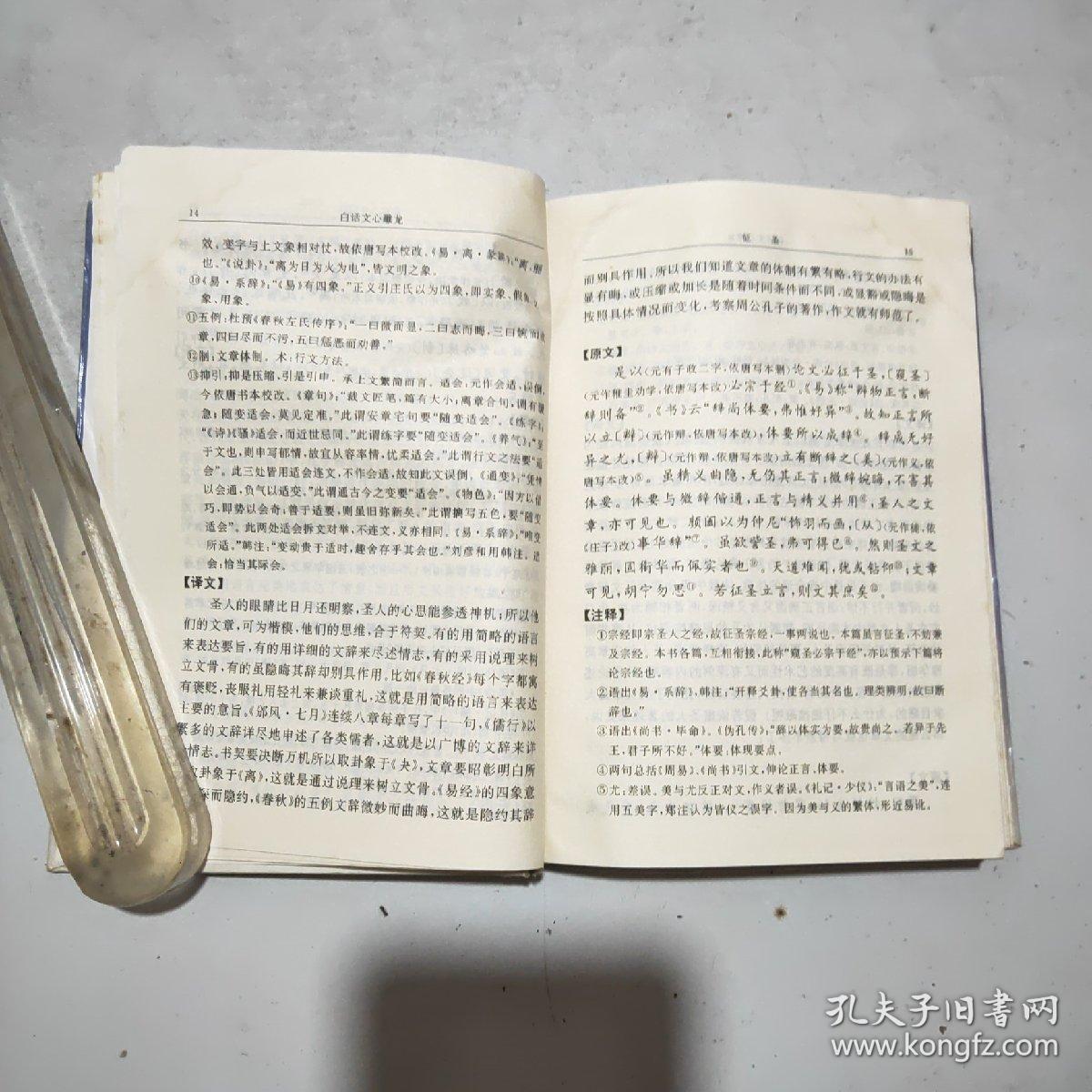 (古典名著今译读本)白话文心雕龙(精装本)