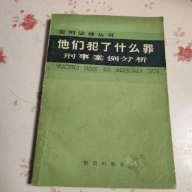 他們犯了什么罪