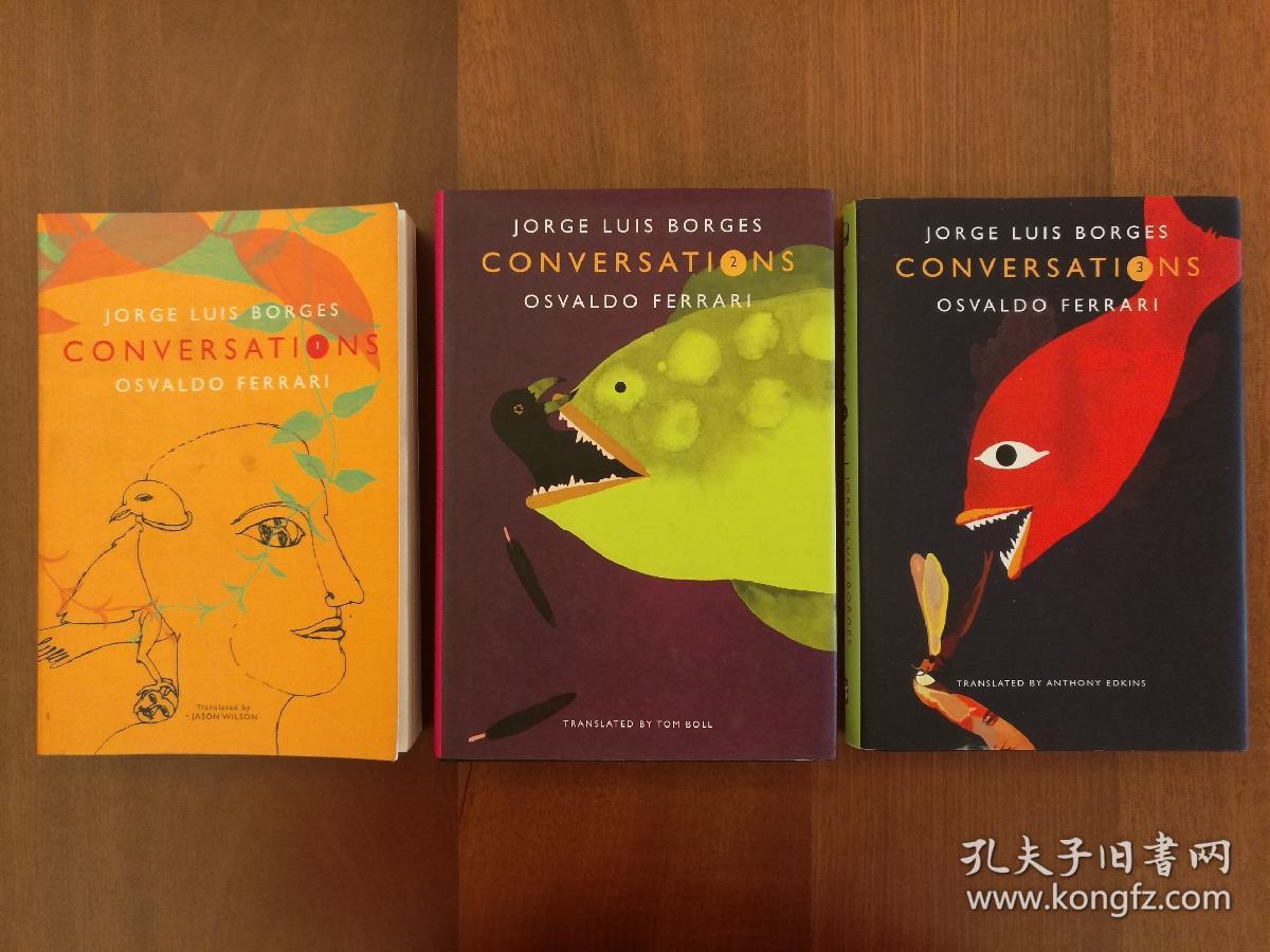 Conversations, Volume 1, Volume 2, Volume 3 （卷一为平装本，卷二和卷三为精装本） (三册合售）（现货，实拍书影）