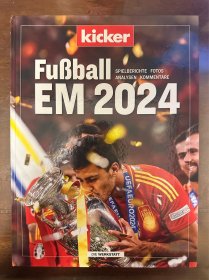 2024德国欧洲杯足球画册 踢球者kicker原版欧洲杯世界杯画册 world cup赛后特刊写真集 西班牙冠军包邮
