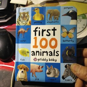 First 100 Animals 初识100个小动物 幼儿翻翻书(卡板书)