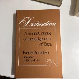 Distinction：A Social Critique of the Judgement of Taste