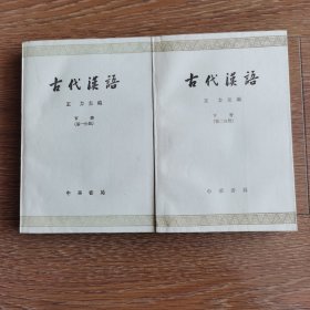 古代汉语 下册（第一分册、第二分册）